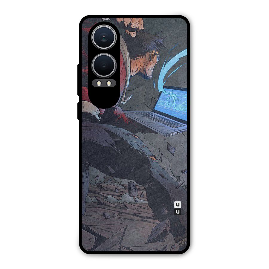 Angry Programmer Metal Back Case for OnePlus Nord CE4 Lite