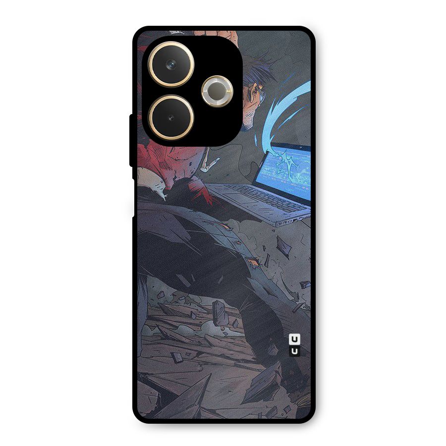 Angry Programmer Metal Back Case for Oppo A5 Pro