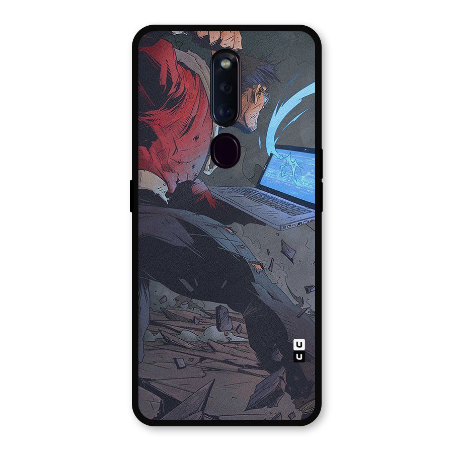 Angry Programmer Metal Back Case for Oppo F11 Pro