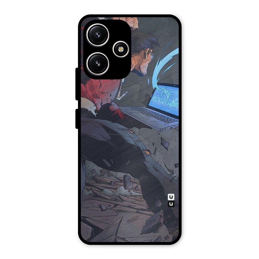 Angry Programmer Metal Back Case for Poco M6 Pro