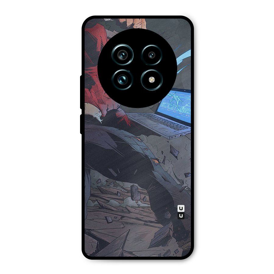 Angry Programmer Metal Back Case for Realme 13 Pro Plus