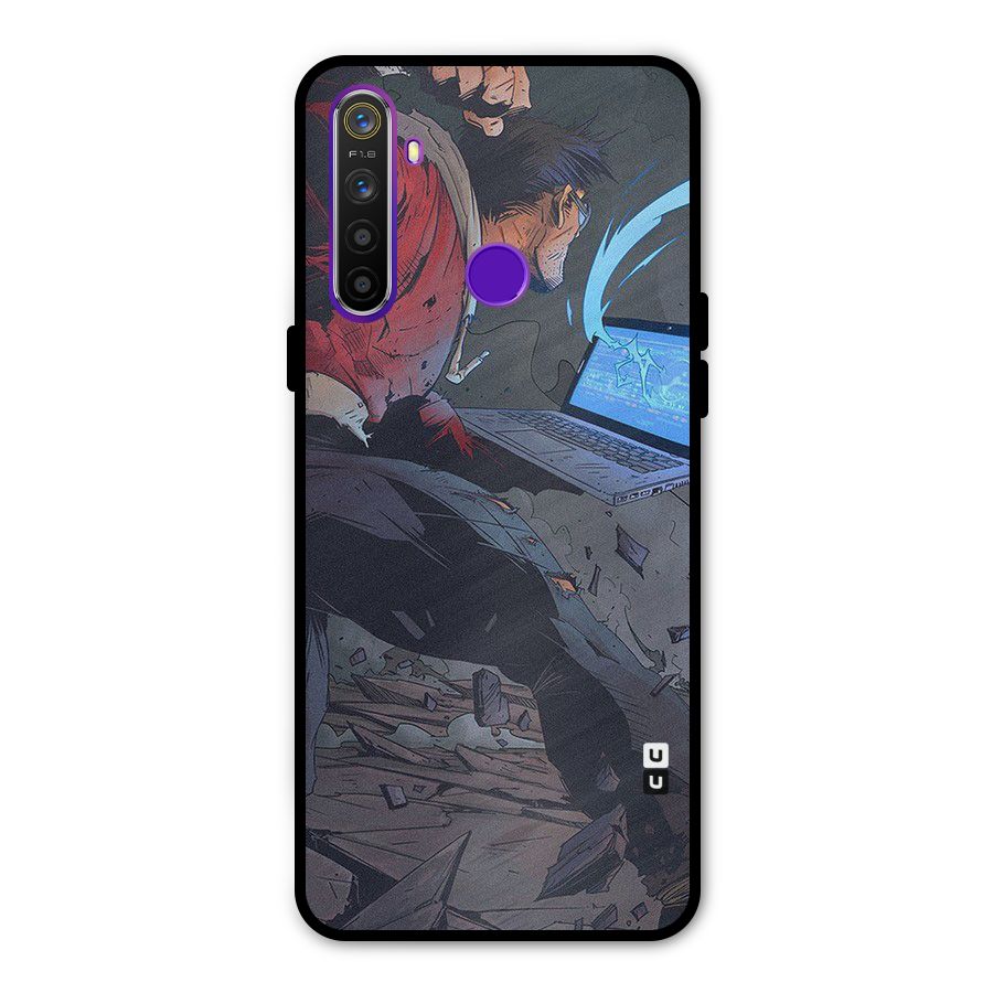 Angry Programmer Metal Back Case for Realme 5i