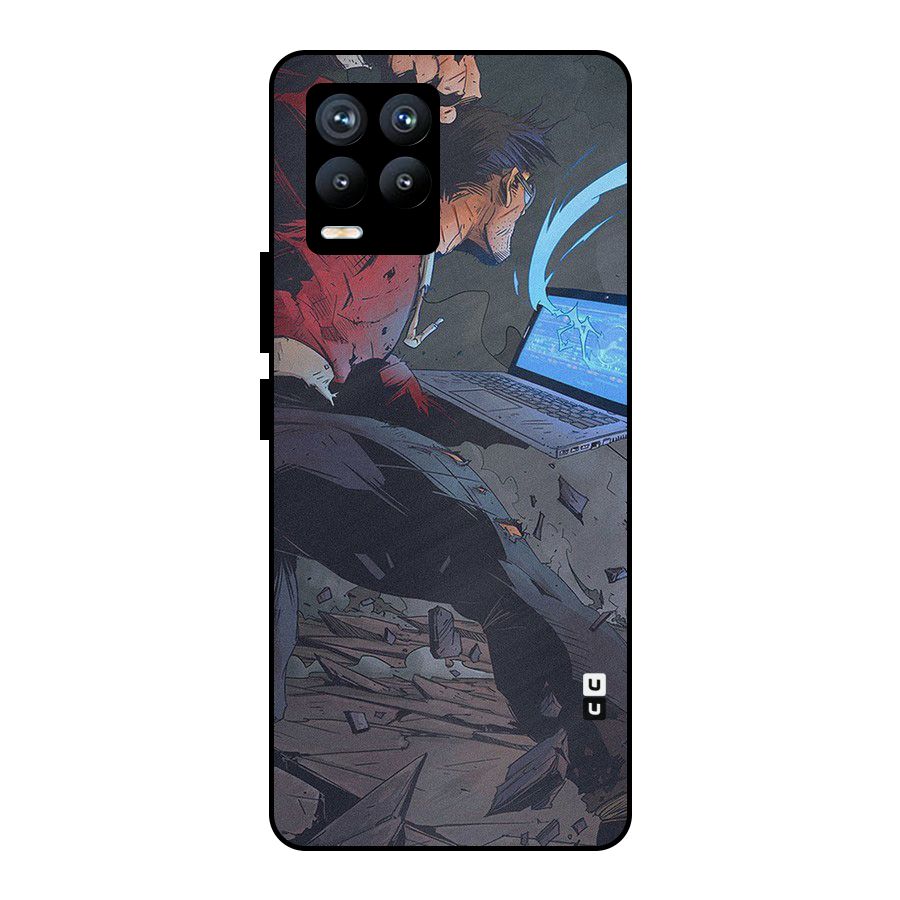 Angry Programmer Metal Back Case for Realme 8 Pro