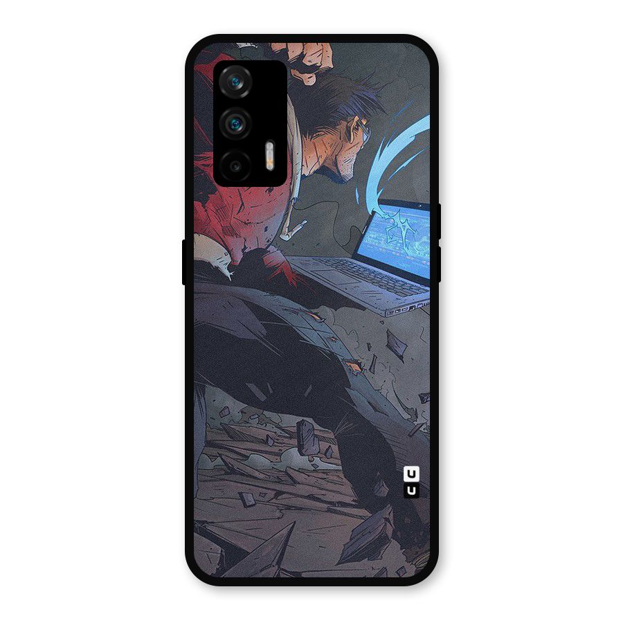 Angry Programmer Metal Back Case for Realme GT 5G