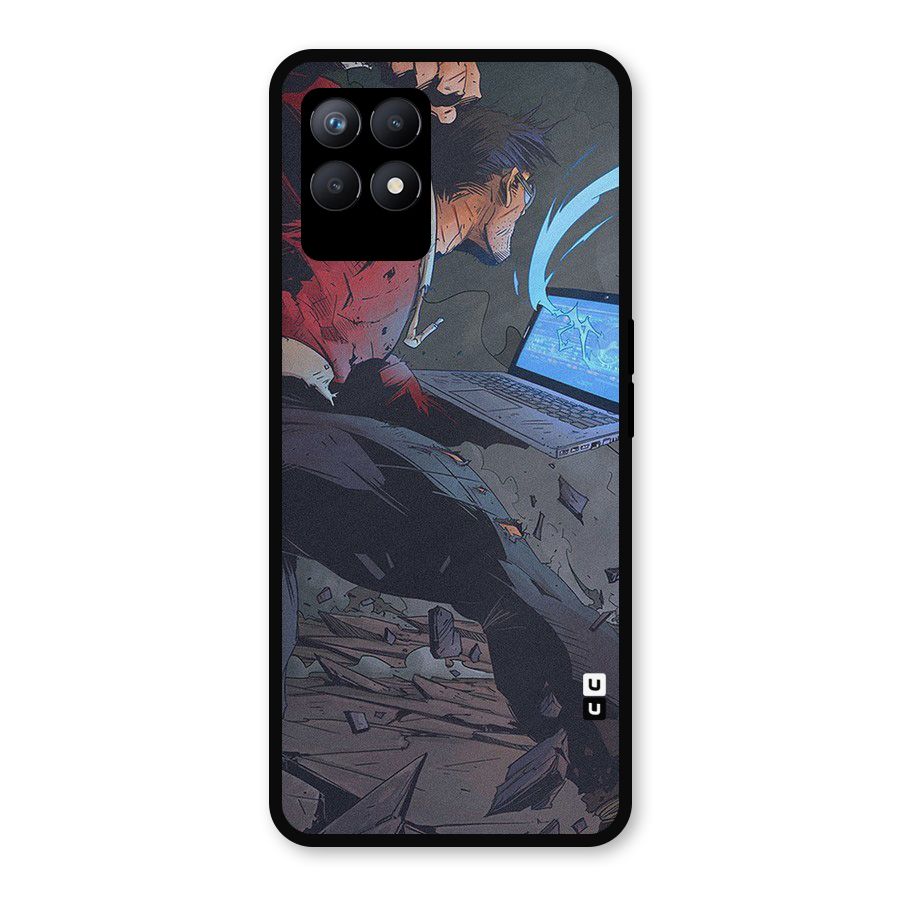 Angry Programmer Metal Back Case for Realme Narzo 50