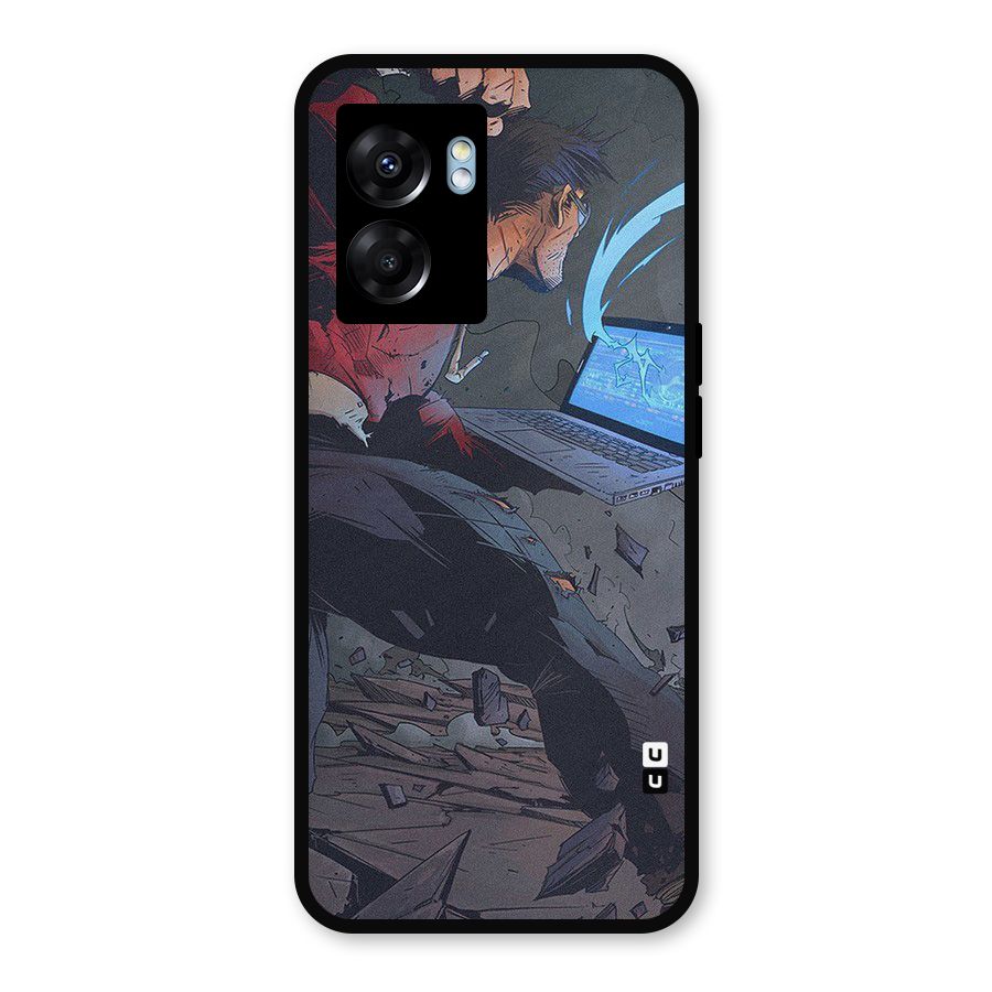 Angry Programmer Metal Back Case for Realme Narzo 50 5G