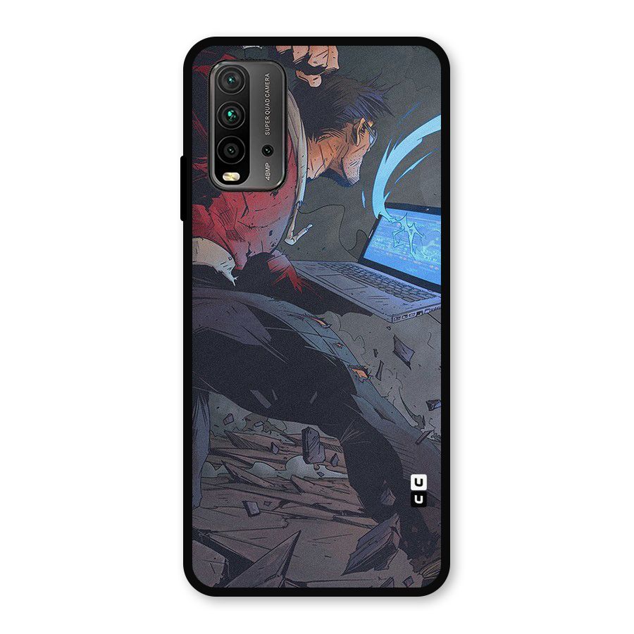 Angry Programmer Metal Back Case for Redmi 9 Power