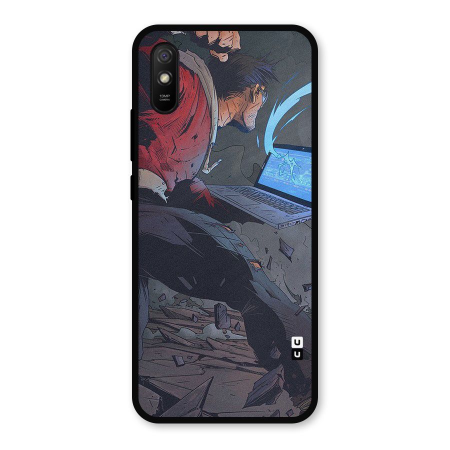 Angry Programmer Metal Back Case for Redmi 9a
