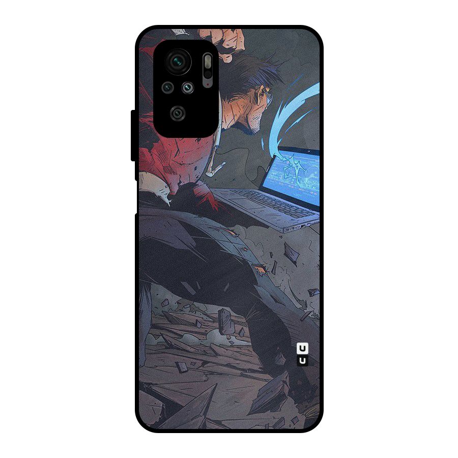 Angry Programmer Metal Back Case for Redmi Note 10S