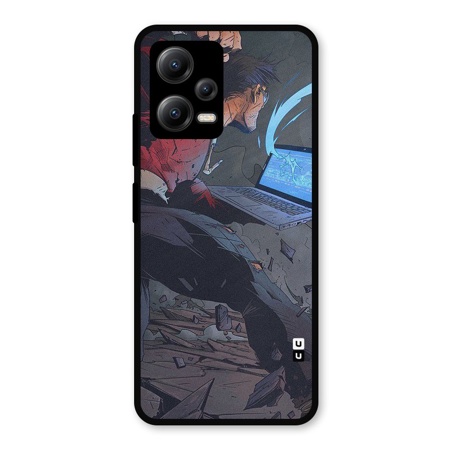Angry Programmer Metal Back Case for Redmi Note 12 5G