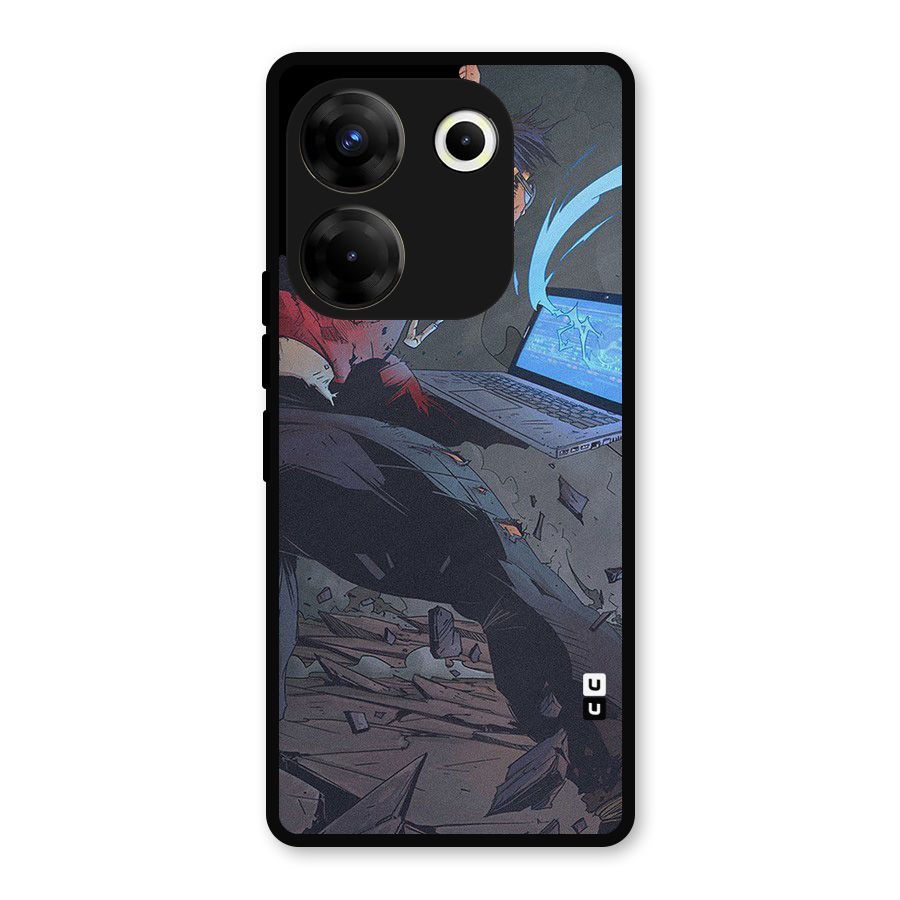 Angry Programmer Metal Back Case for Tecno Camon 20