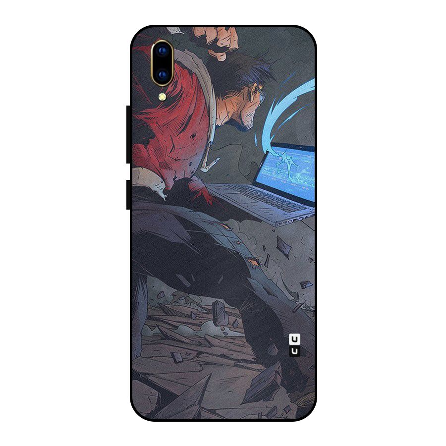 Angry Programmer Metal Back Case for Vivo V11 Pro