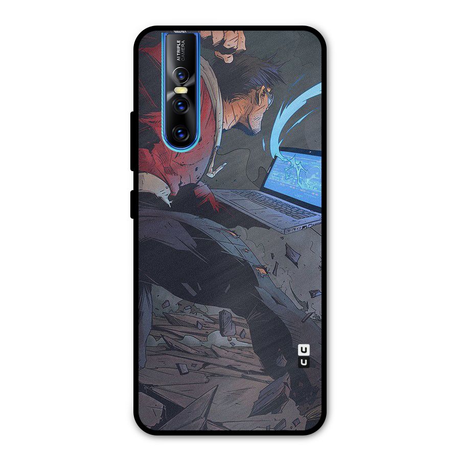 Angry Programmer Metal Back Case for Vivo V15 Pro
