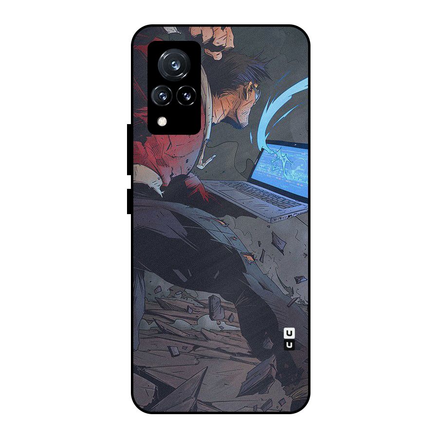 Angry Programmer Metal Back Case for Vivo V21 5G