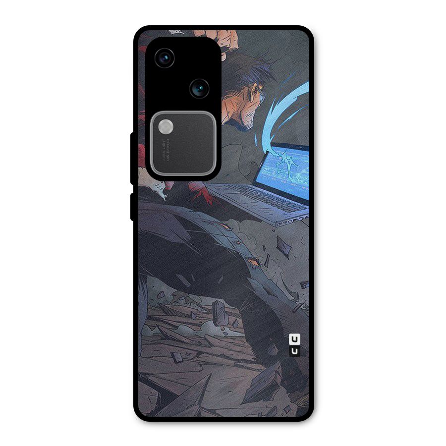 Angry Programmer Metal Back Case for Vivo V30