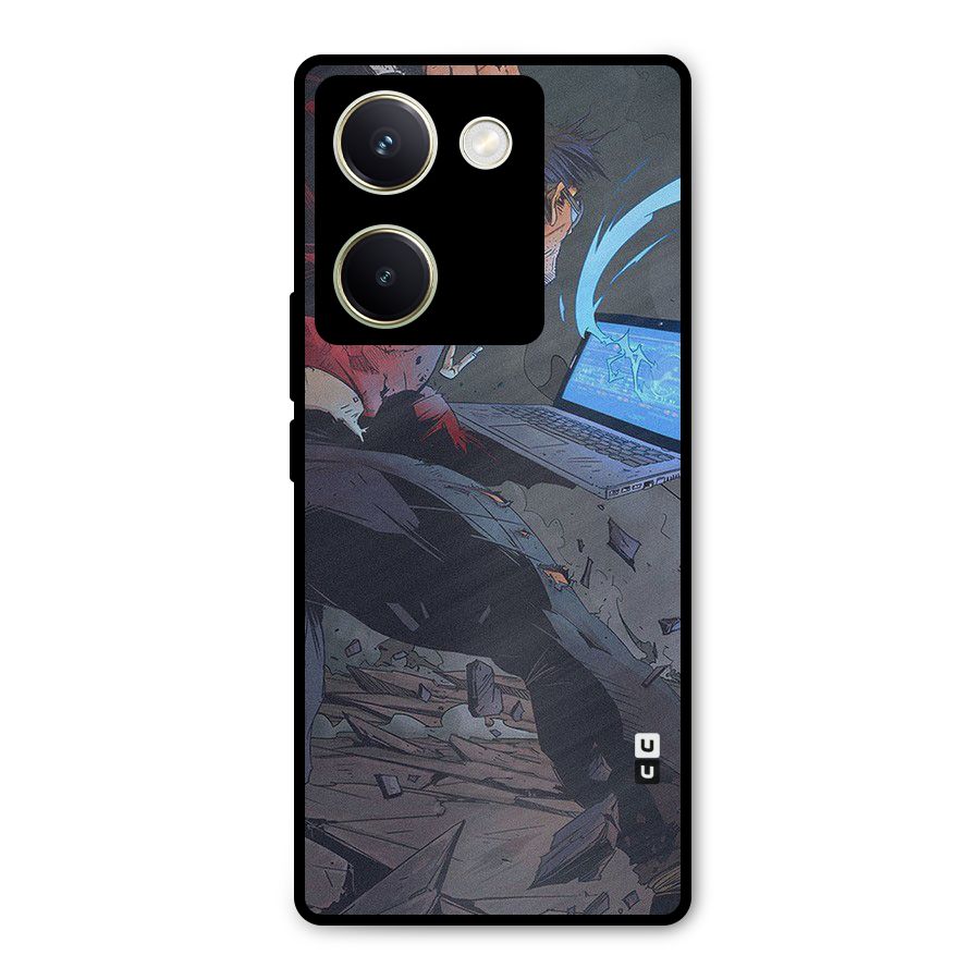 Angry Programmer Metal Back Case for Vivo Y200 Pro