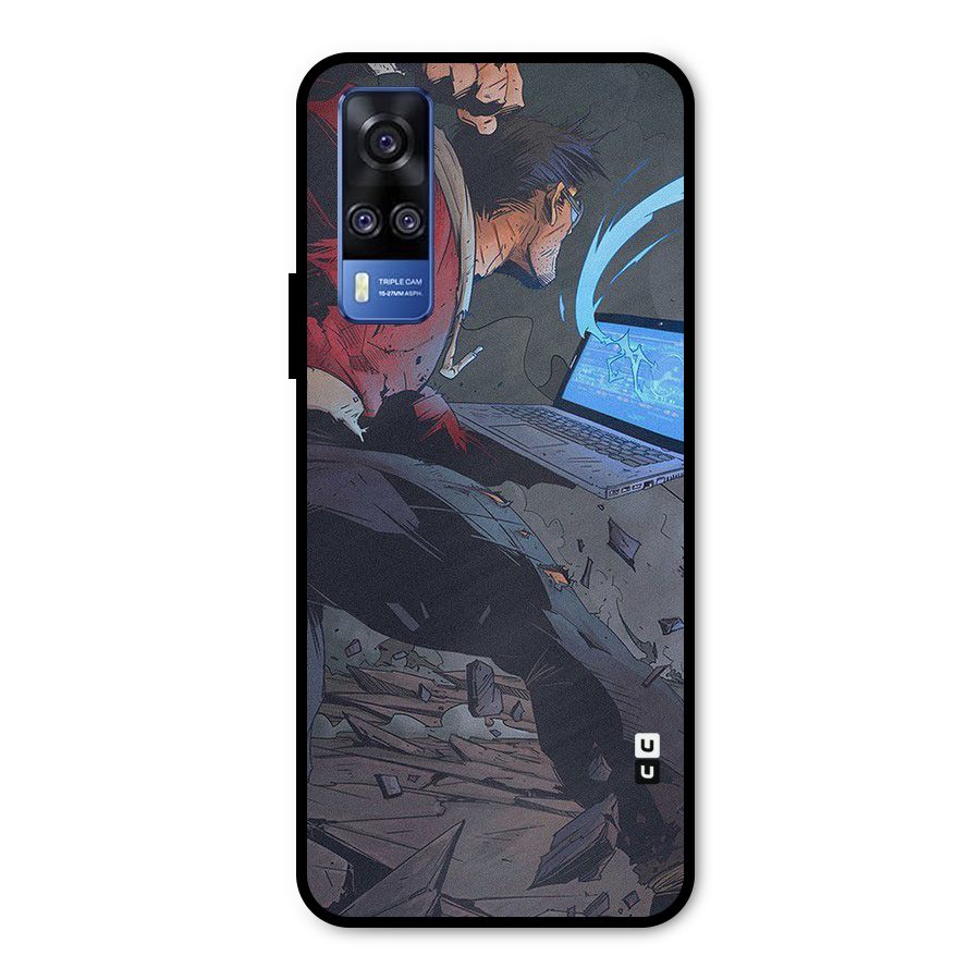 Angry Programmer Metal Back Case for Vivo Y31