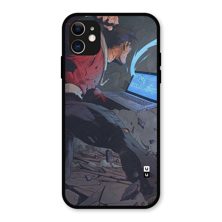 Angry Programmer Metal Back Case for iPhone 11