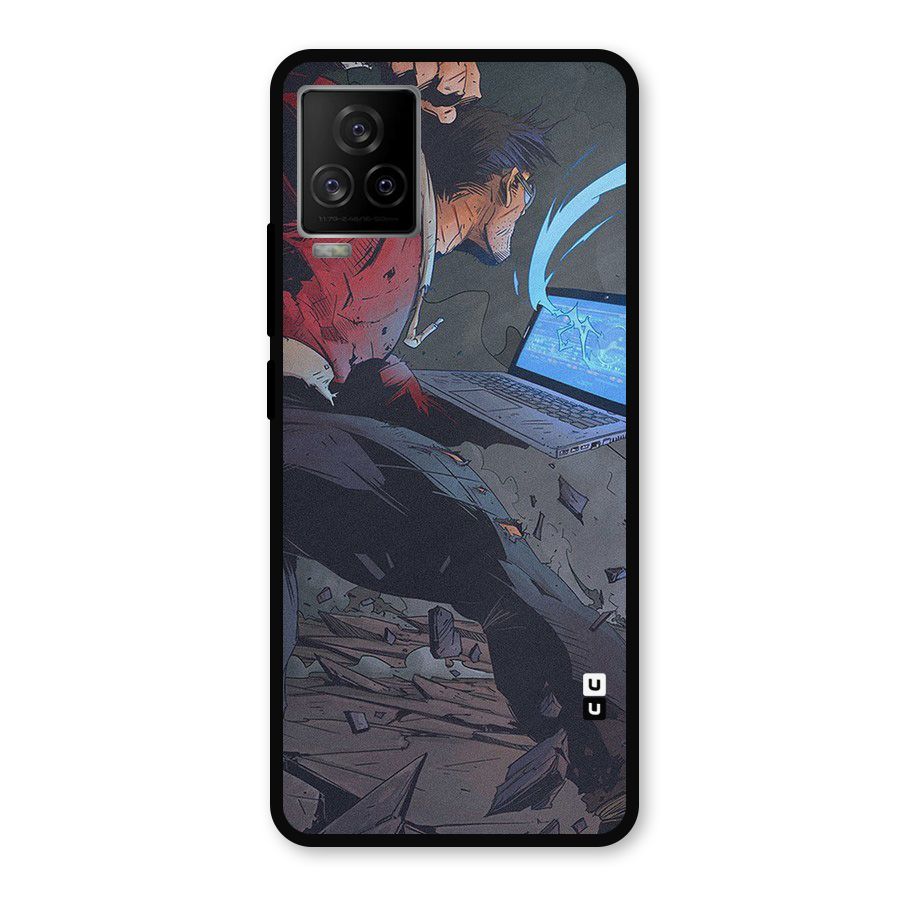 Angry Programmer Metal Back Case for iQOO 7 Legend 5G