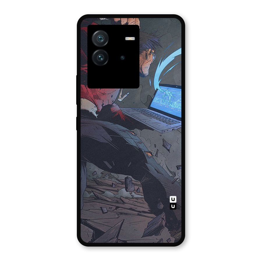 Angry Programmer Metal Back Case for iQOO Neo 6 5G