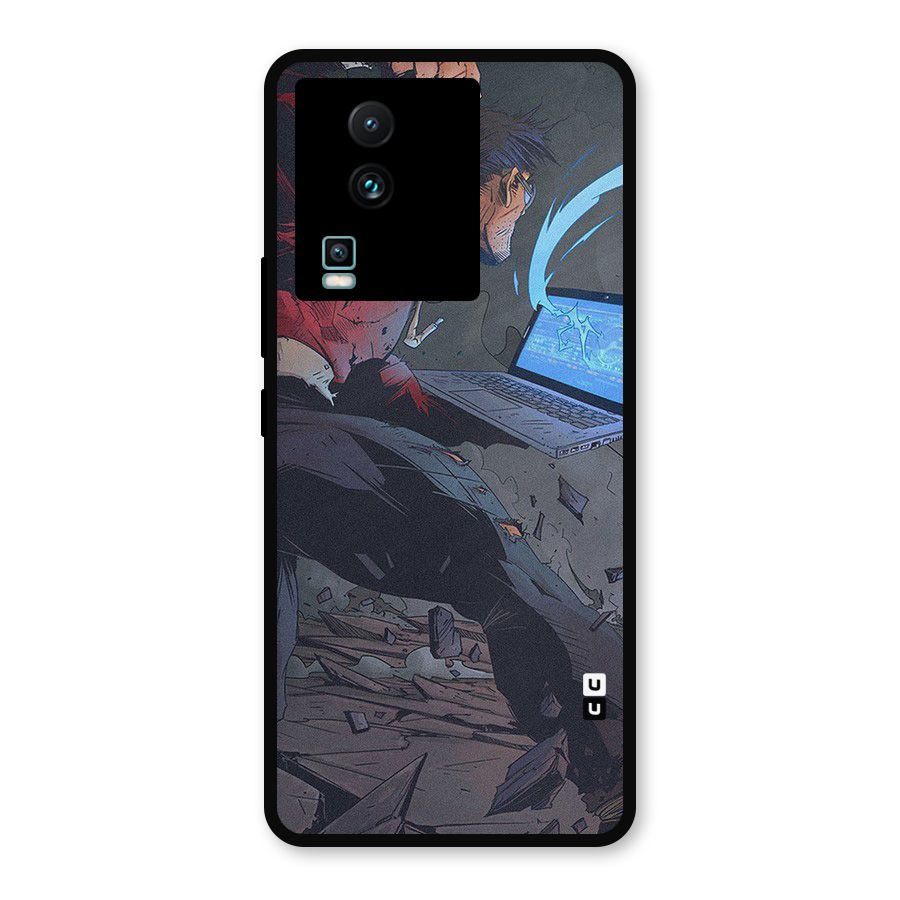 Angry Programmer Metal Back Case for iQOO Neo 7
