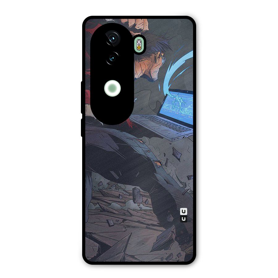 Angry Programmer Metal Back Case for iQOO Z9s