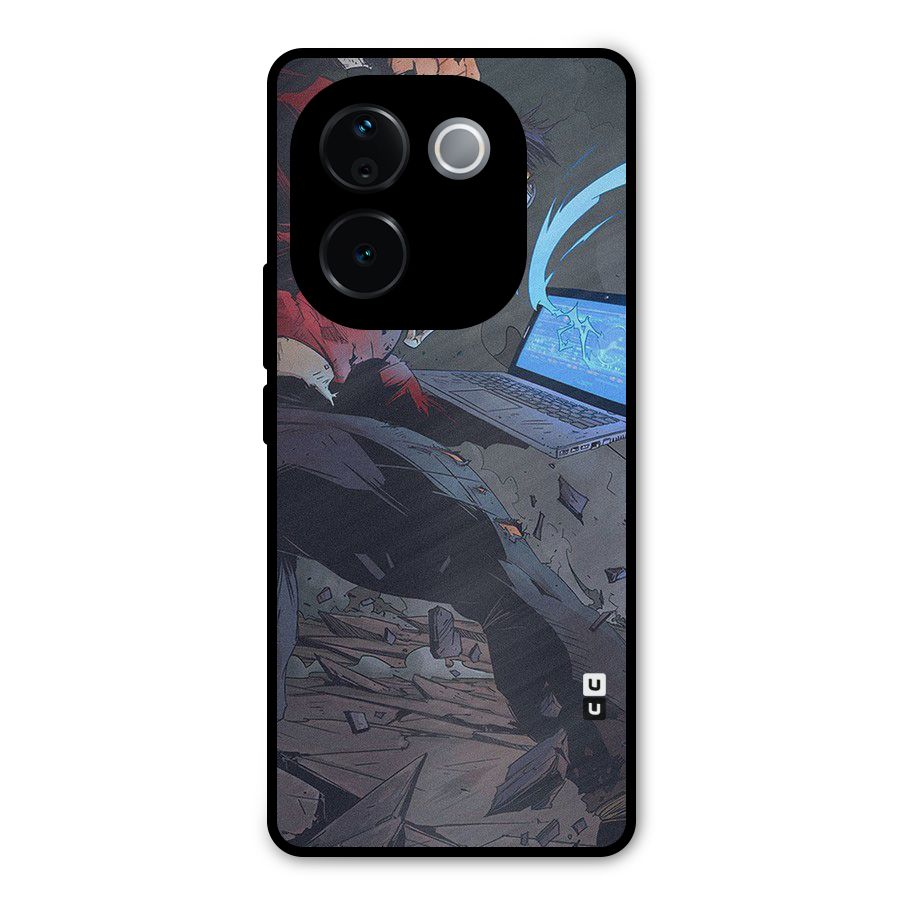 Angry Programmer Metal Back Case for iQOO Z9s Pro