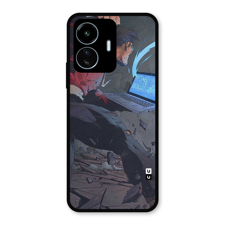 Angry Programmer Metal Back Case for vivo iQOO Z6 Lite 5G