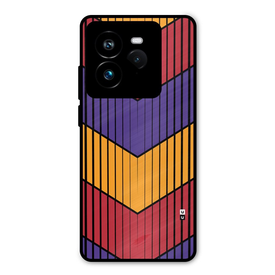 Angular Stripes Metal Back Case for Realme GT 7 Pro