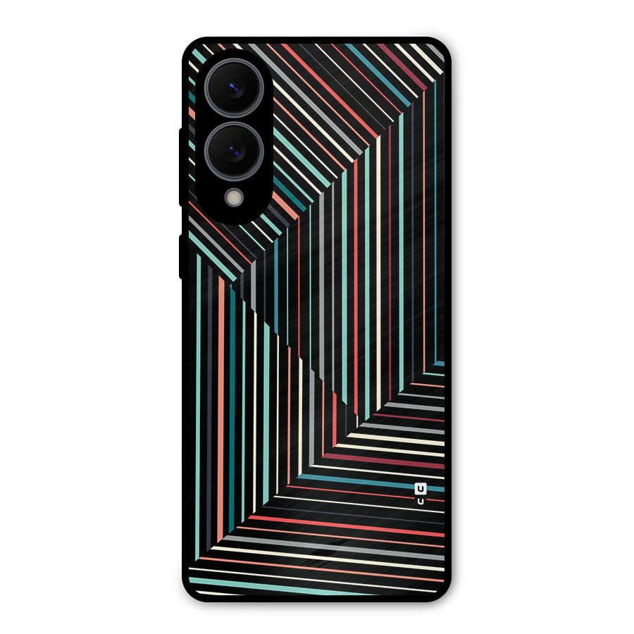 Angulars Stripes Metal Back Case for Galaxy S25 Edge