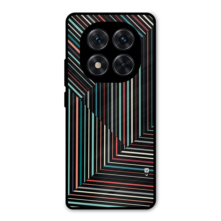 Angulars Stripes Metal Back Case for Poco X7