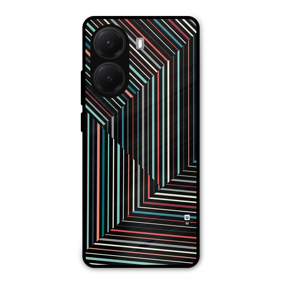 Angulars Stripes Metal Back Case for Poco X7 Pro
