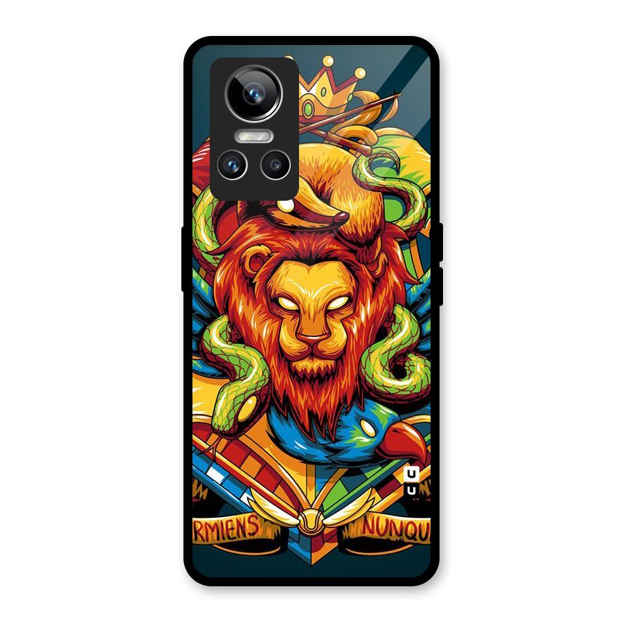 Animal Art Glass Back Case for Realme GT Neo 3