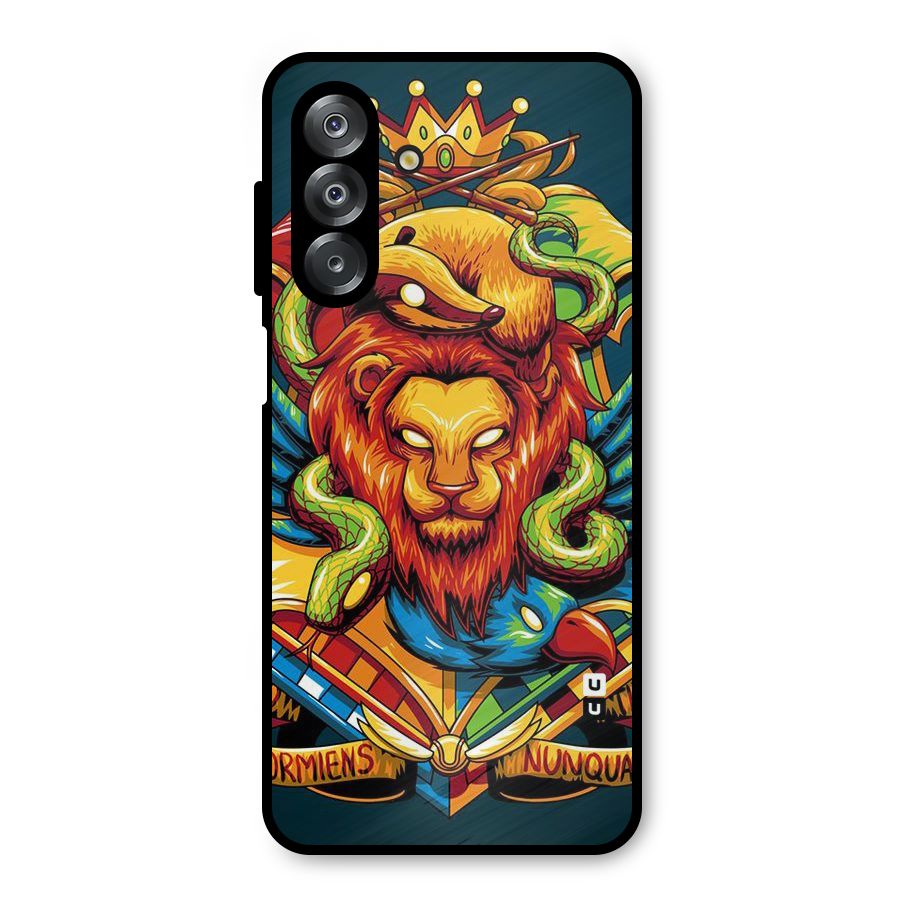 Animal Art Metal Back Case for Galaxy A26