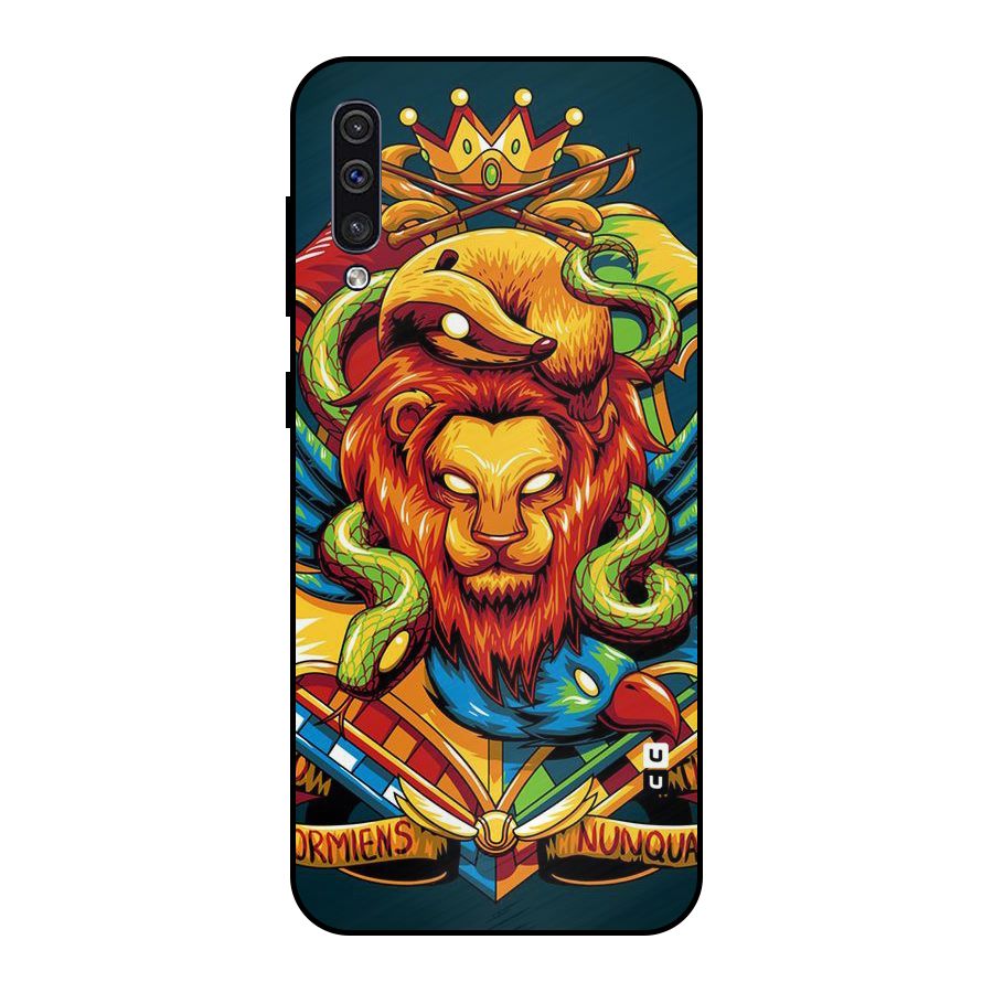 Animal Art Metal Back Case for Galaxy A30s