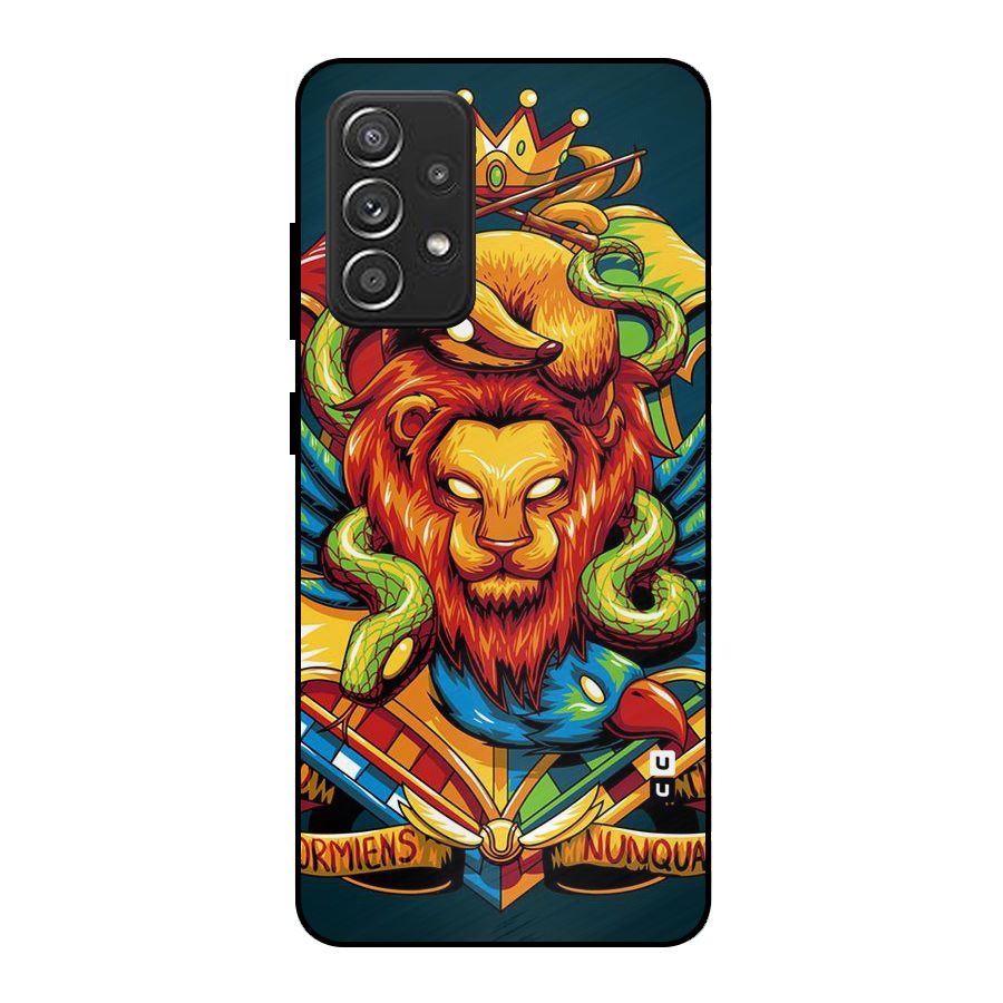 Animal Art Metal Back Case for Galaxy A52s 5G