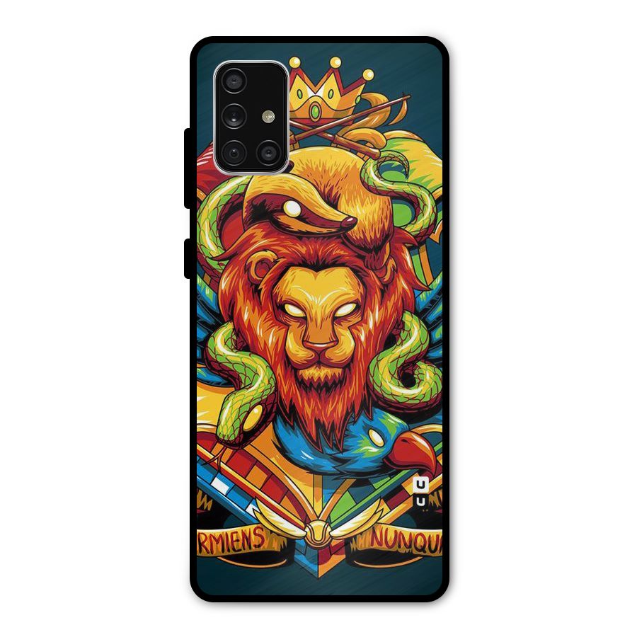 Animal Art Metal Back Case for Galaxy A71