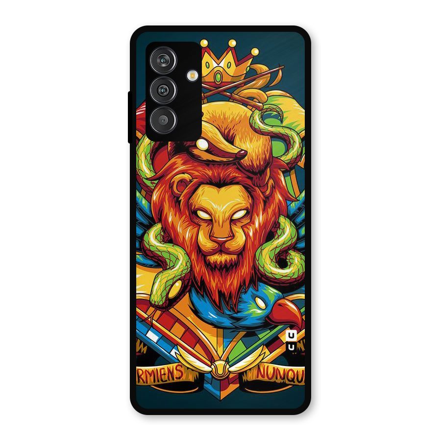 Animal Art Metal Back Case for Galaxy F13