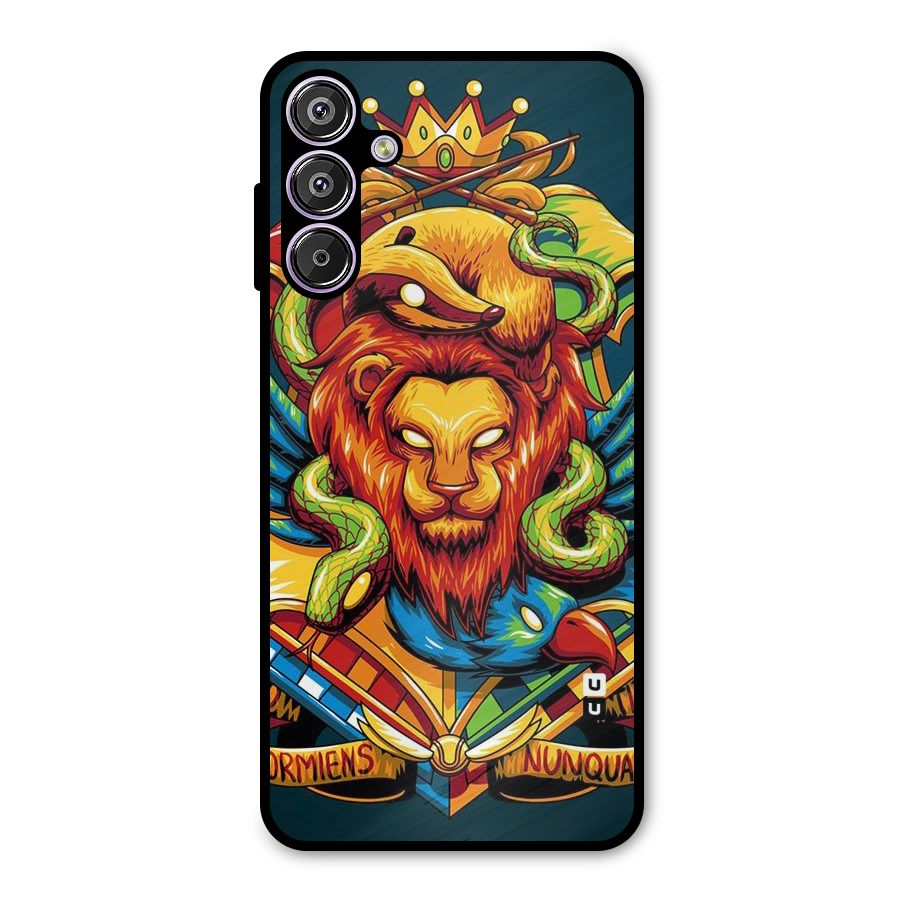 Animal Art Metal Back Case for Galaxy F15