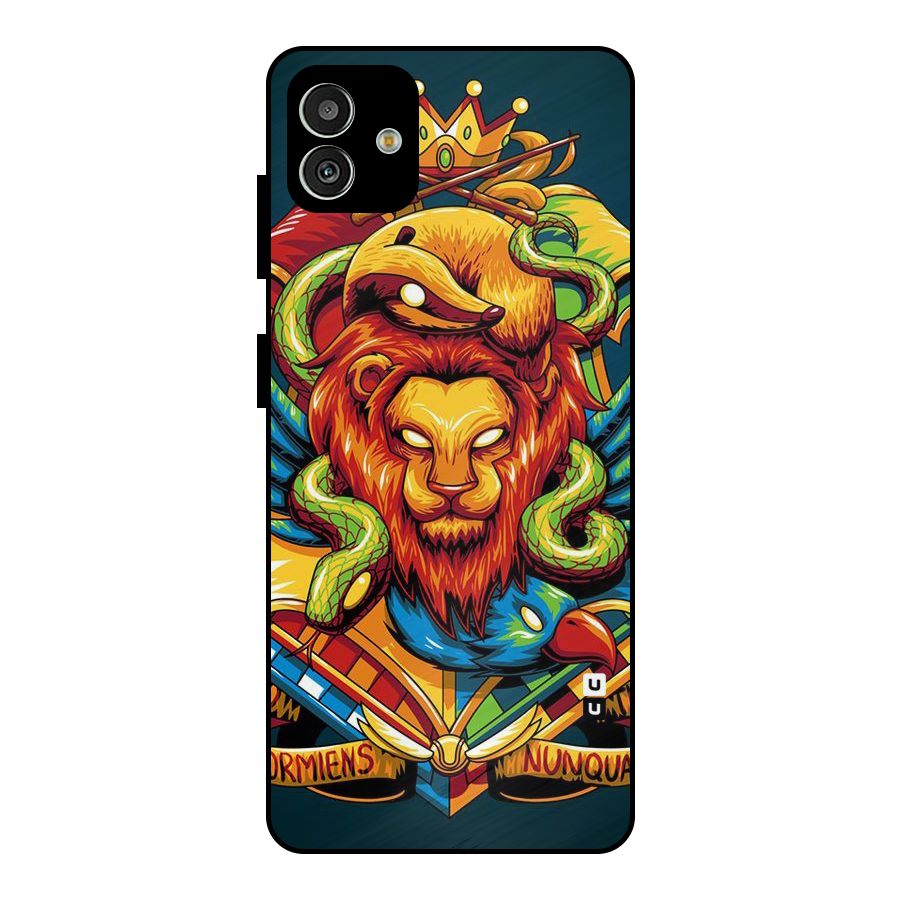 Animal Art Metal Back Case for Galaxy M13 5G