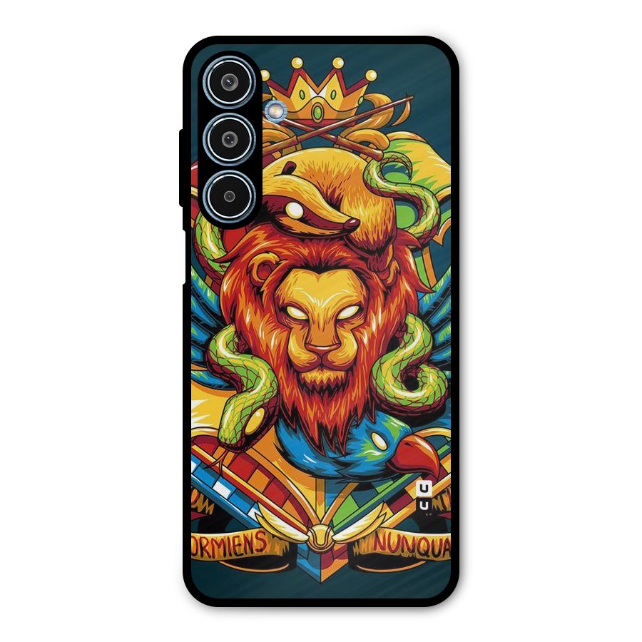 Animal Art Metal Back Case for Galaxy M35