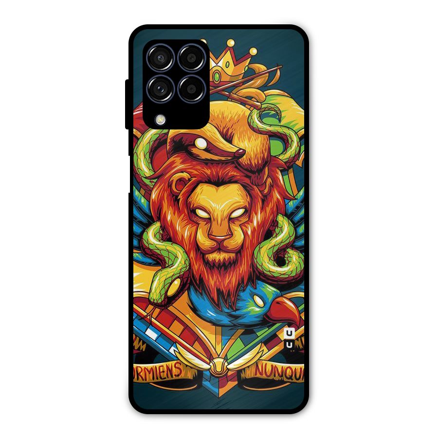 Animal Art Metal Back Case for Galaxy M53 5G