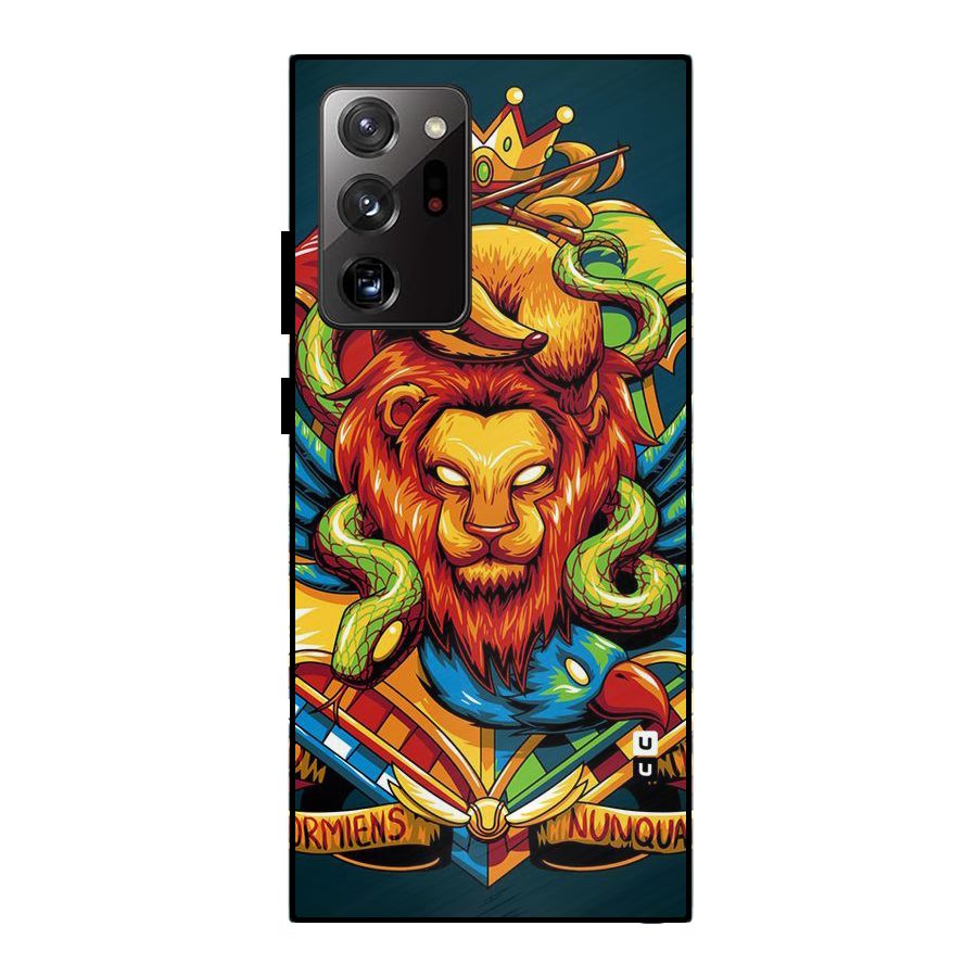 Animal Art Metal Back Case for Galaxy Note 20 Ultra