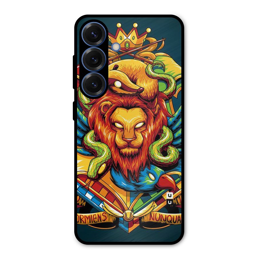 Animal Art Metal Back Case for Galaxy S25