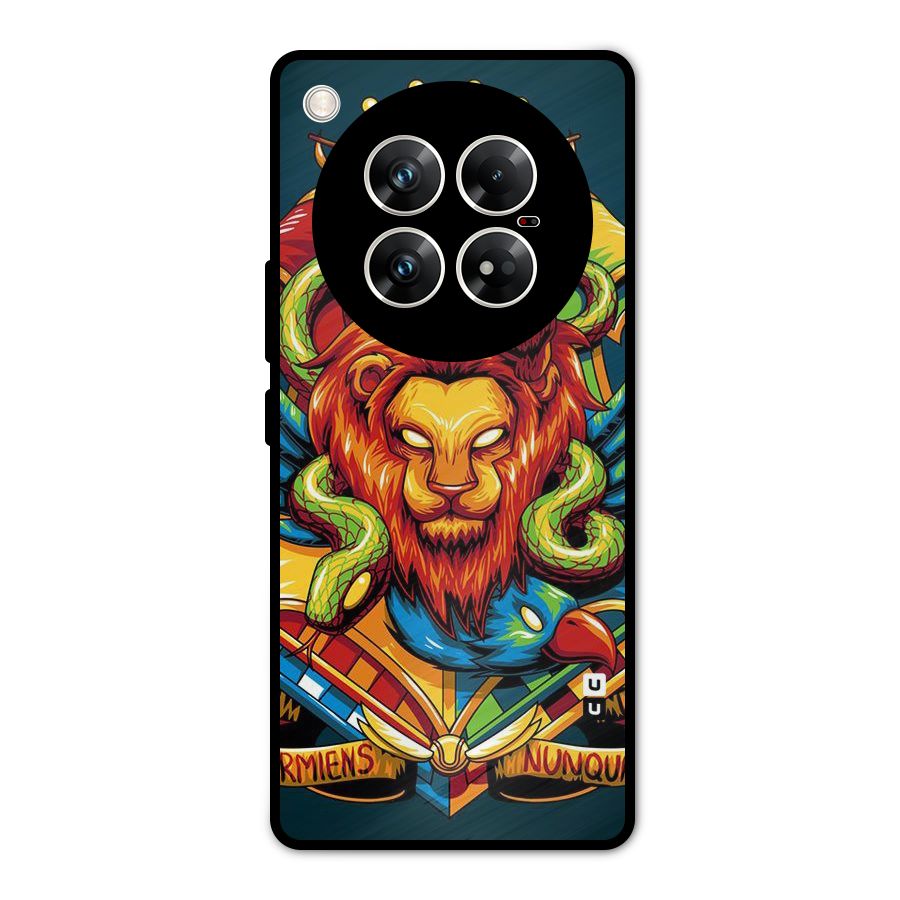 Animal Art Metal Back Case for Infinix Zero 40 5G