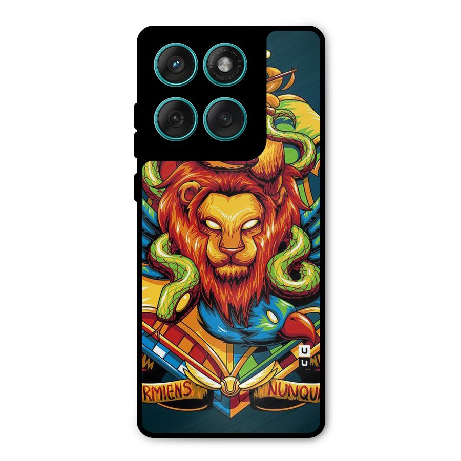 Animal Art Metal Back Case for Motorola Edge 60 Fusion