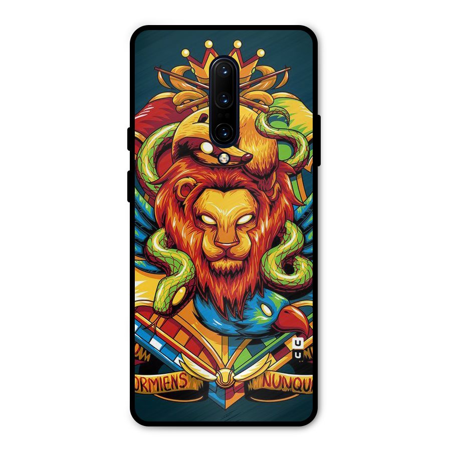 Animal Art Metal Back Case for OnePlus 7 Pro