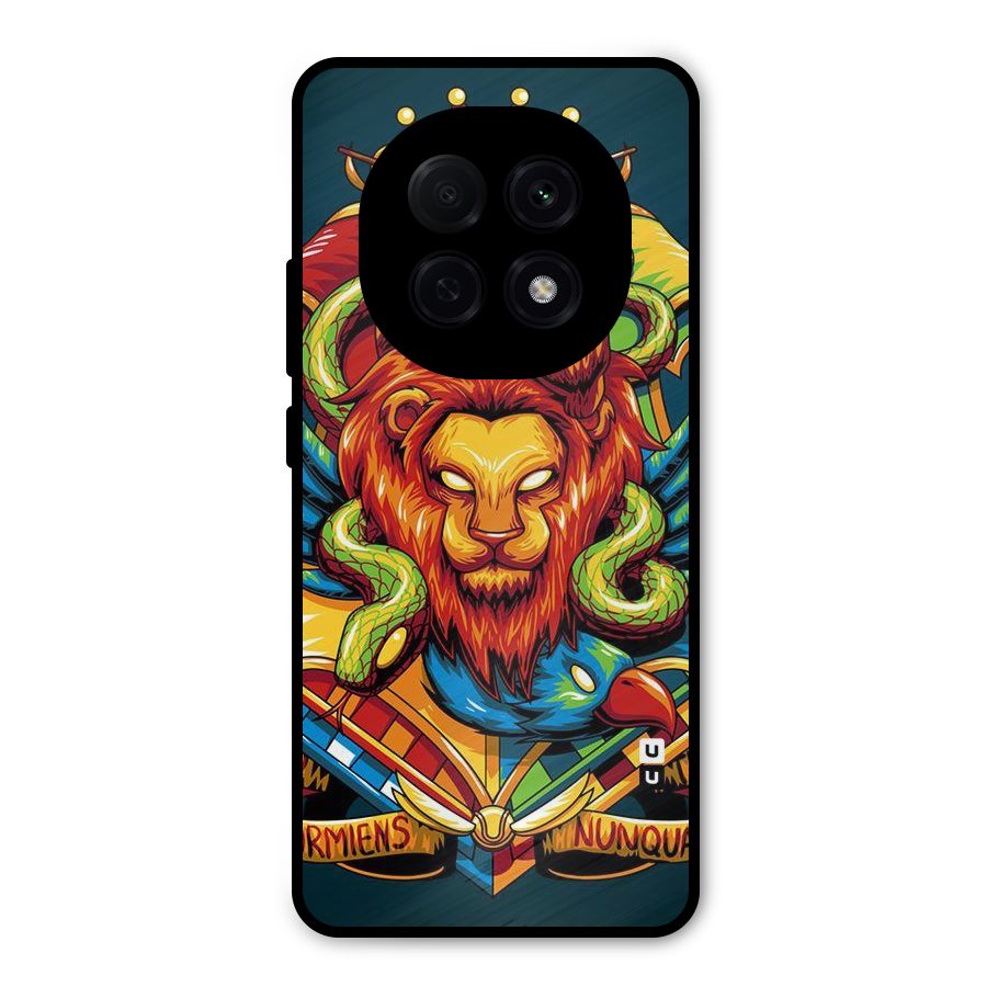 Animal Art Metal Back Case for Oppo F29 Pro