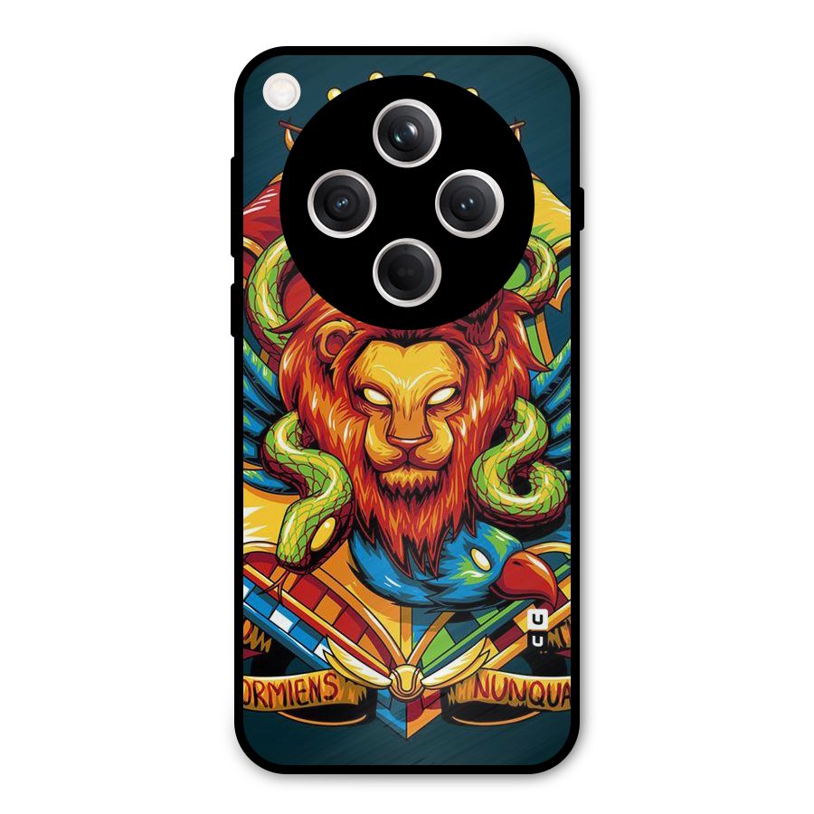 Animal Art Metal Back Case for Oppo Find X8