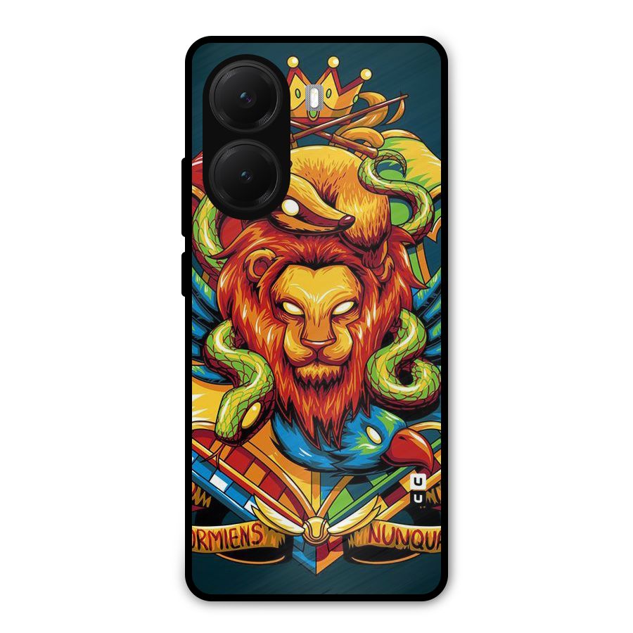 Animal Art Metal Back Case for Poco X7 Pro
